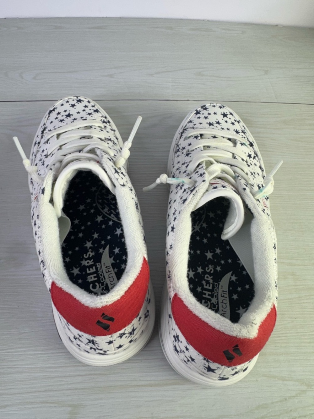 Skechers Women's Arch Fit Arcade - Born Free canvas shoes size 8.5 - Picture 3 of 9